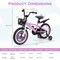 Kids Bike with Adjustable Handlebar and Saddle for 4-8 Years Old